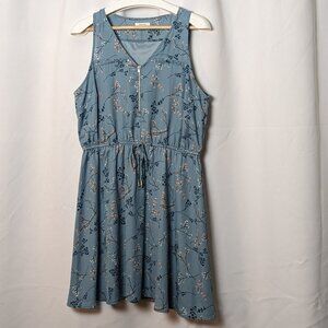 Sky Blue Floral Dress by Maurices